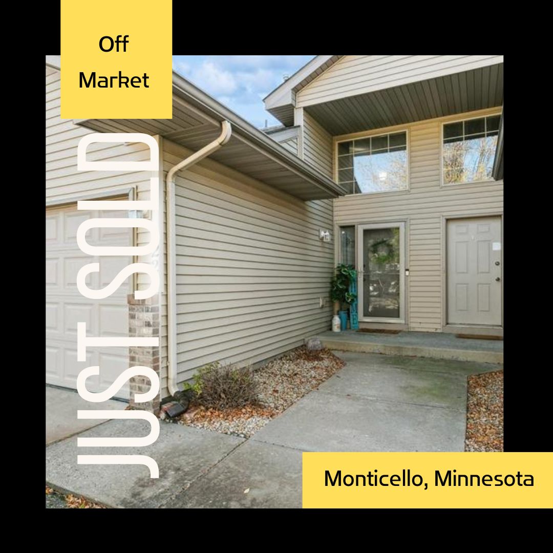 Just Sold - Monticello, Minnesota